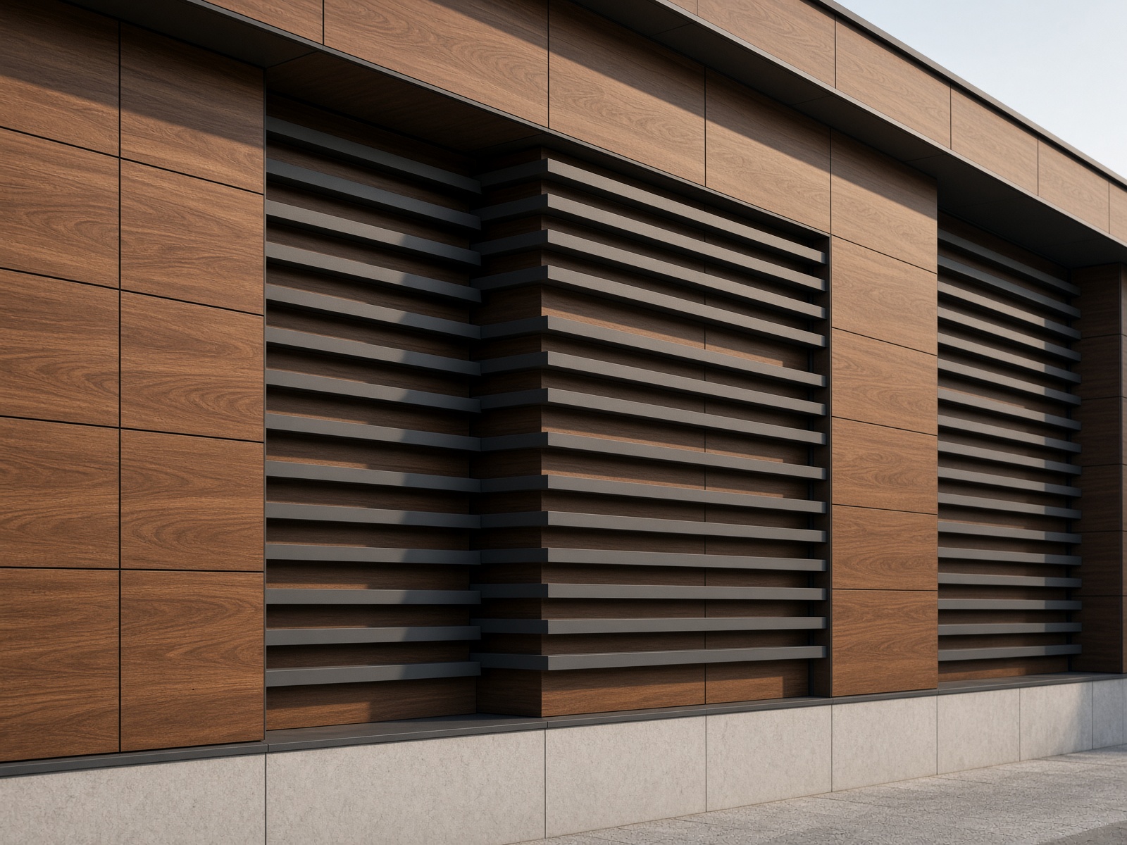HPL sheets for facades and architectural louvers