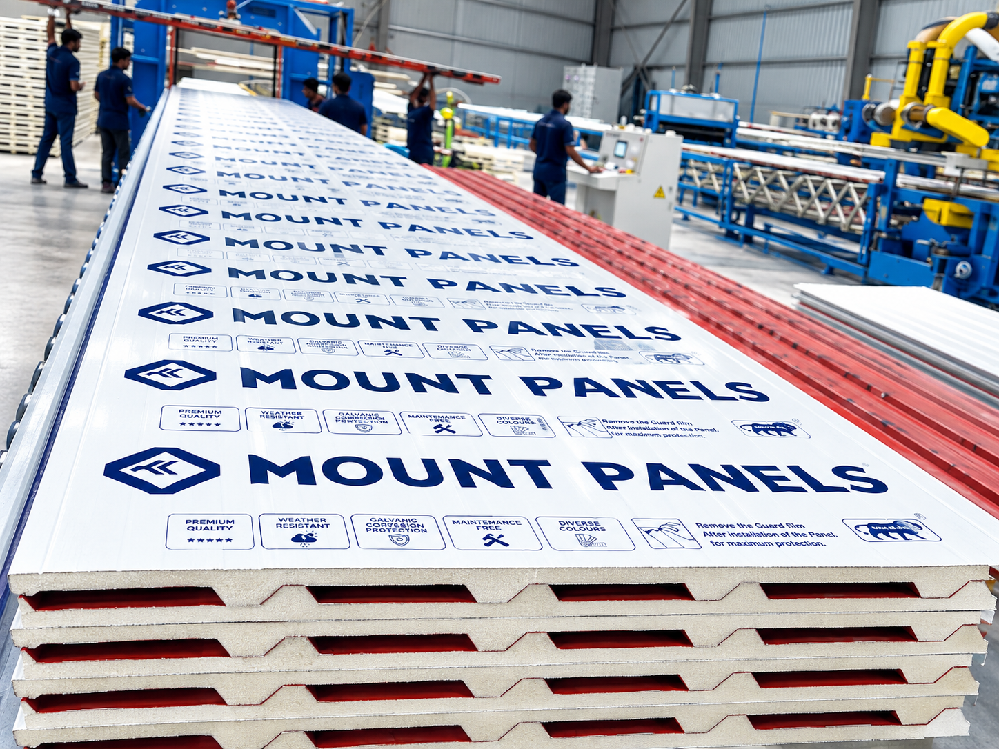 PUF insulated roofing panel